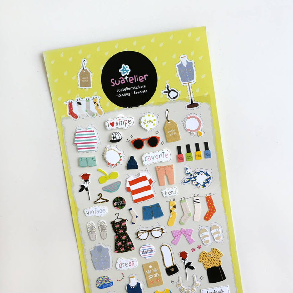 sticker, daily, deco