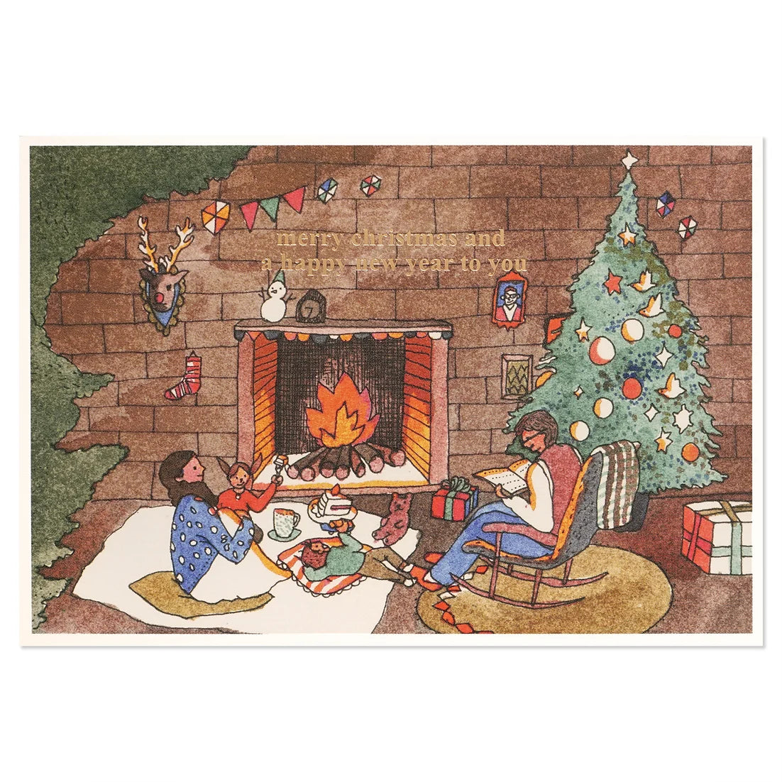Christmas Pressed Card