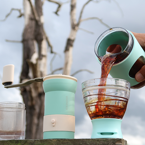 Cafflano Krinder : Portable Manual Coffee Maker, Handmill, Coffee Grinder