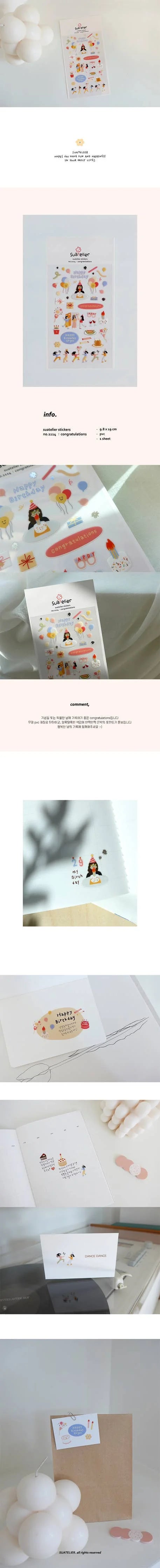 Stickers - Congratulations by Suatelier