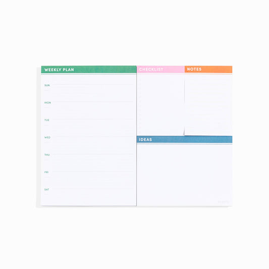 deskpad, weekly, planner, scheduler