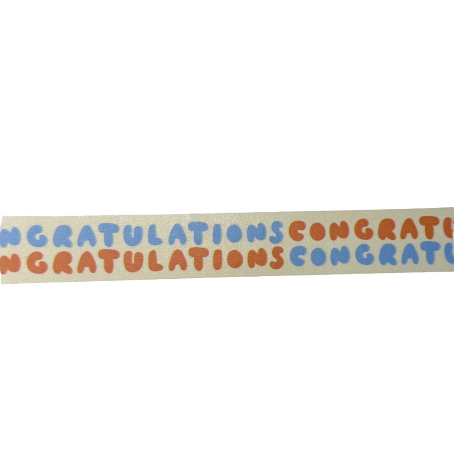 congratulation, masking tape