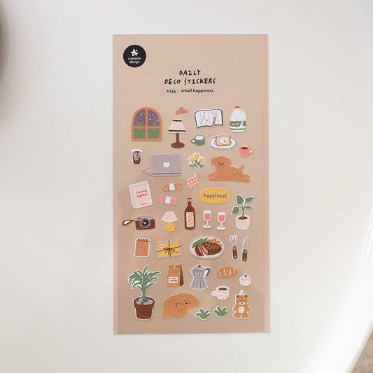 sticker, happy, planner