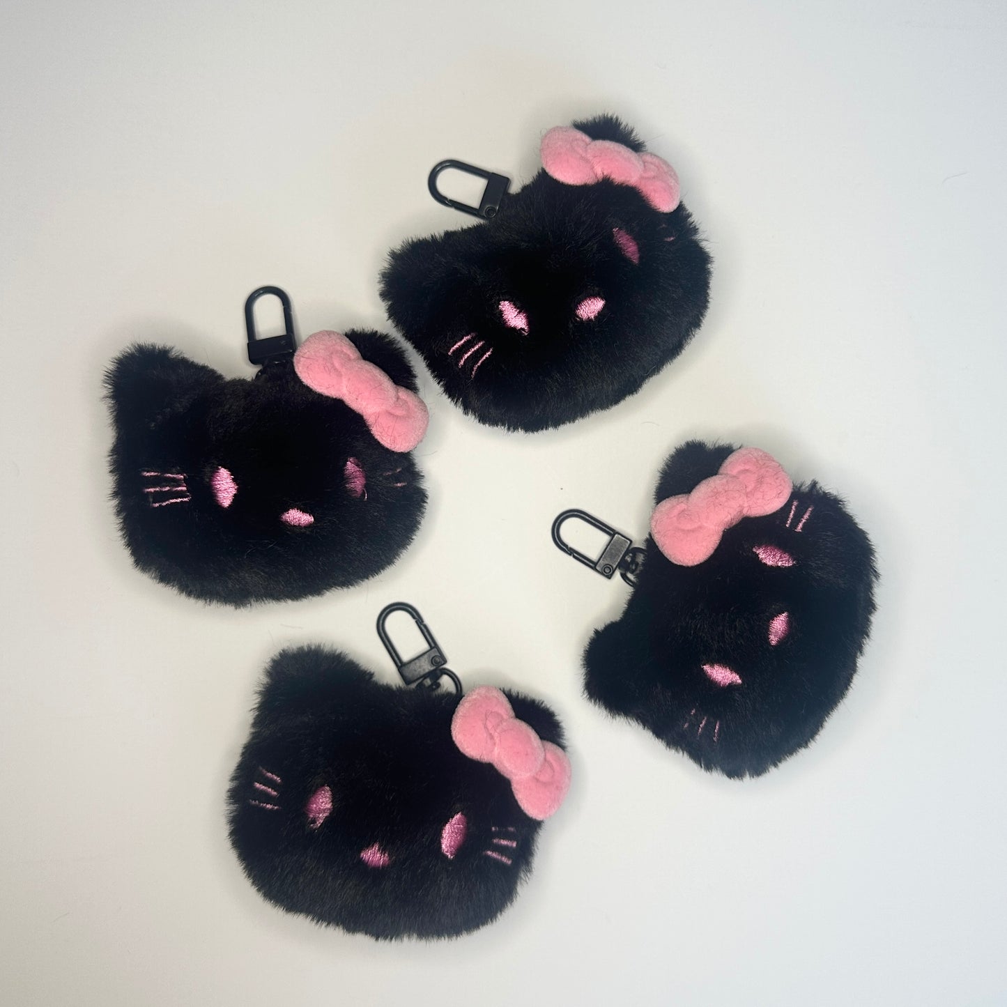 Black Cat Keyring