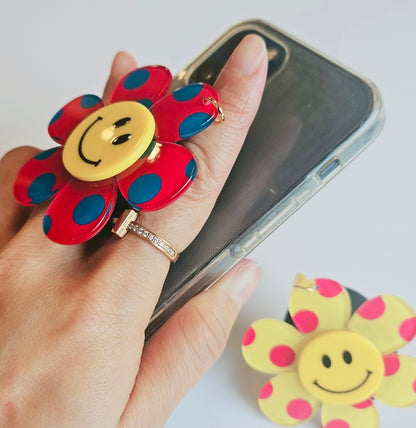 Phone Grip - Flower Smile Phone Grip