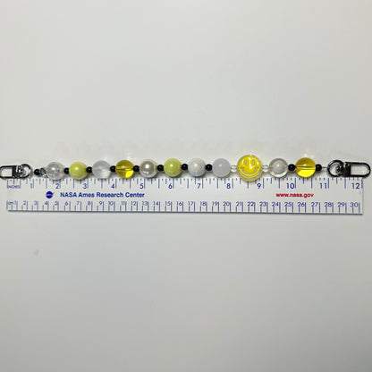 Yellow Smile Phone Strap