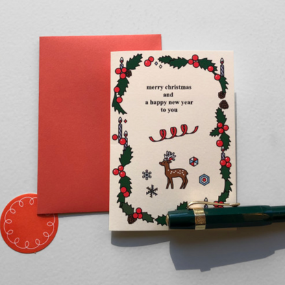 Christmas Pressed Card