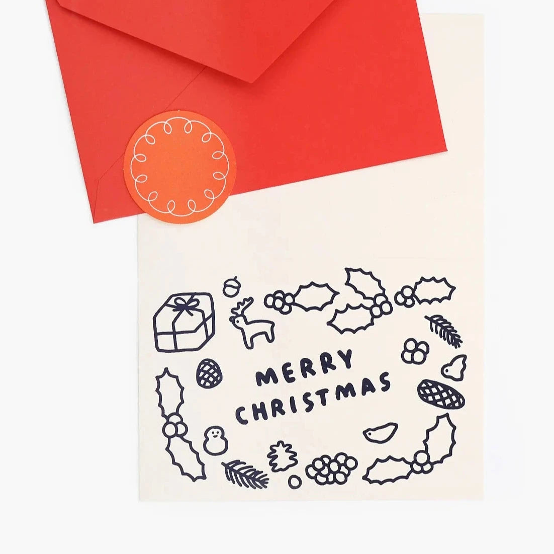 Christmas Pressed Card