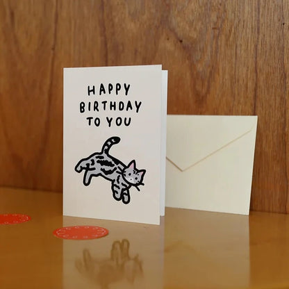 Card - Birthday Card : Dog, Cat