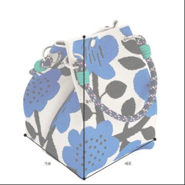 blue, flower, korean style, gift, holiday gift