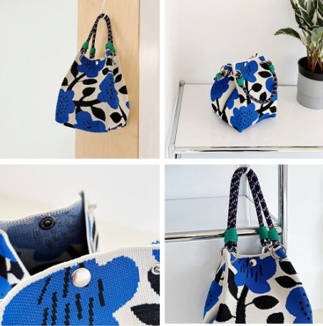 blue, flower, korean style, gift, holiday gift