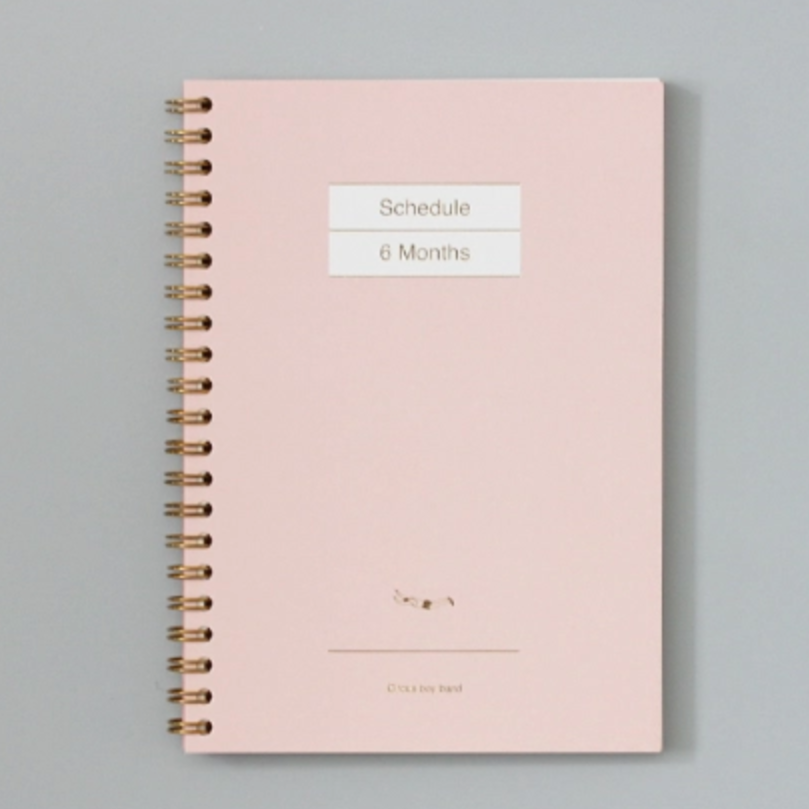 korean stationery, planner, scheduler, note, diary