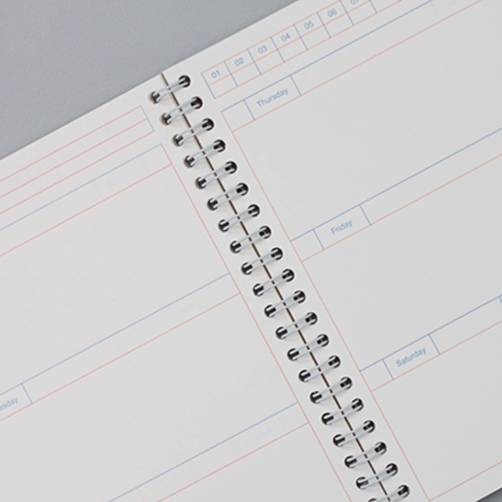 korean stationery, planner, scheduler, note, diary