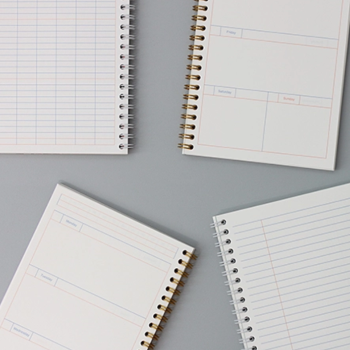korean stationery, planner, scheduler, note, diary