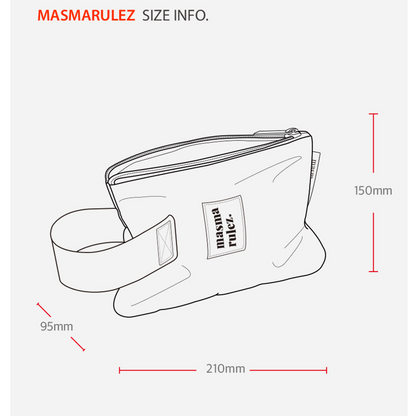 Measurement chart for Masmarulez product with dimensions labeled
