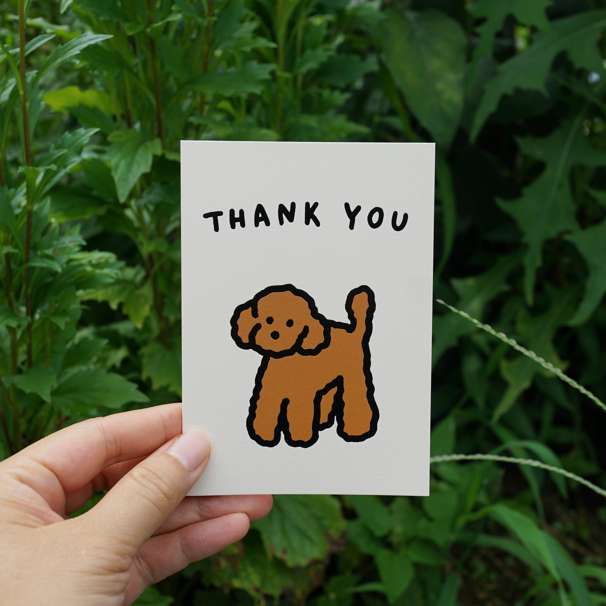 thank you card, card