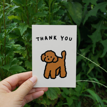 thank you card, card