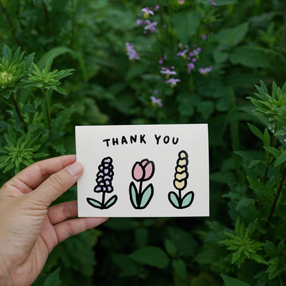 thank you card, card