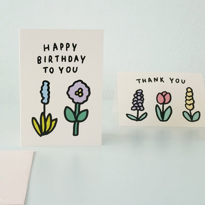 Card - Birthday Card (Flower)