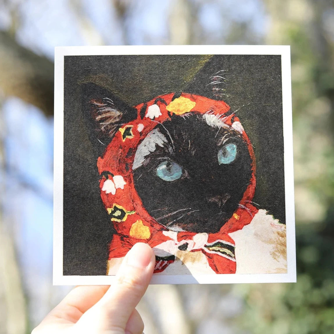 greeting card, cat