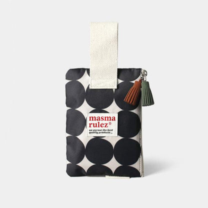 strap pouch, style, clutch, handy, daily, all day, small bag in a big bag, easy