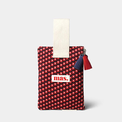 strap pouch, style, clutch, handy, daily, all day, small bag in a big bag, easy