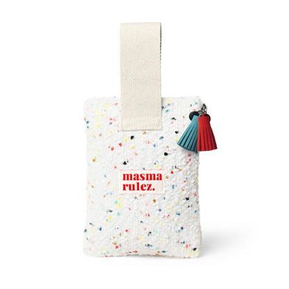 strap pouch, style, clutch, handy, daily, all day, small bag in a big bag, easy