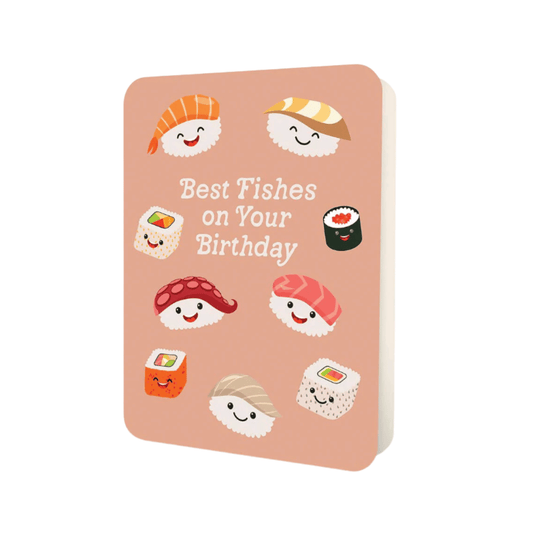 Best Fishes on Your Birthday Deluxe Greeting Card