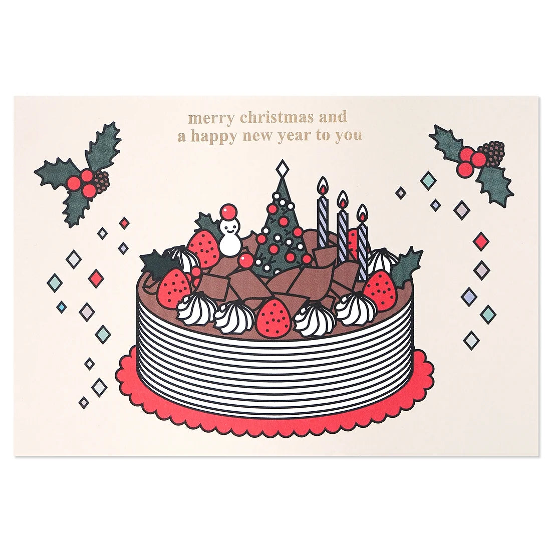 Christmas Pressed Card