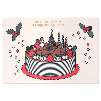 Christmas Pressed Card